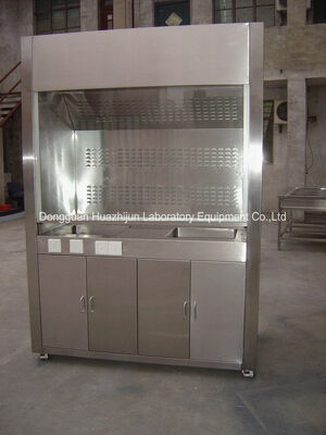 Split Type Chemical Exhaust Hood , SS Fume Exhaust Hood 1750m3/H Air Volume supplier