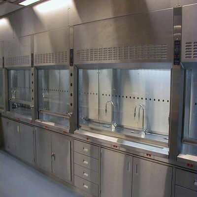 Multifunctional Stainless Steel Fume Hood Exhaust System Commercial Furniture supplier