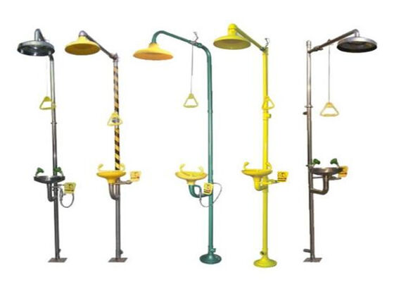Corrosion Resistant Laboratory Fittings Eyewash Safety Shower For School / Hospital supplier