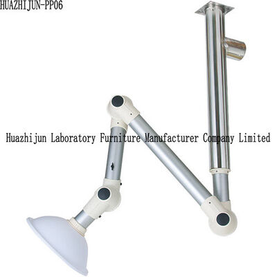 Flex Tabletop Exhaust Welding Fume Extraction Arm 3 PP Joints Manual Flow Regulating supplier