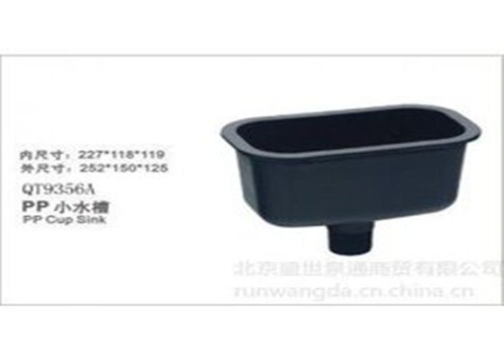 PP Sink Laboratory Fittings , Drop In Type Alkali / Acid Resistant Lab Sink supplier