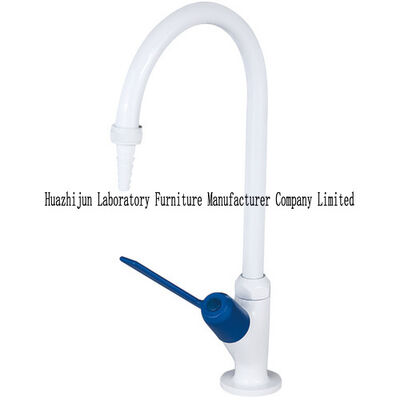 Wrist Blade Lever Lab Faucet Parts , Single Science Lab Taps Ergonomic Handle supplier