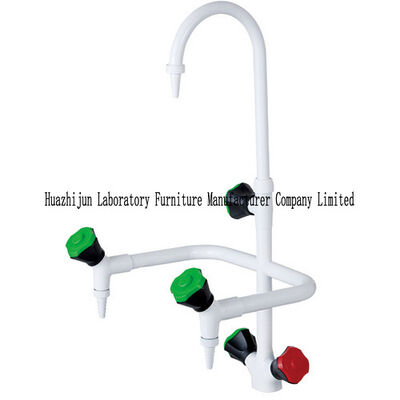 Single Laboratory Sink Faucet Lab Accessories With High Grade PP Knob supplier