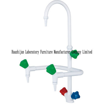 Single Laboratory Sink Faucet Lab Accessories With High Grade PP Knob supplier