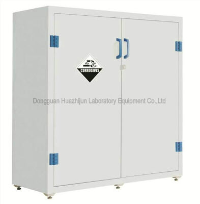 PP Material Lab Storage Cabinets Dual Doors Acid Base Customized Design supplier