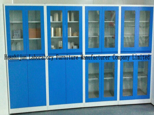 1.8m Height Lab Storage Cabinets 1.0mm Thickness Material With PVC Handles supplier