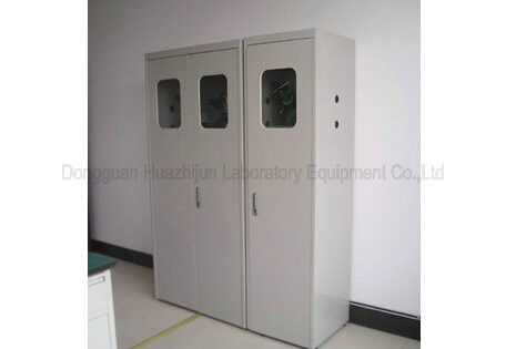 Anti Acid 2 Gas Bottle Storage Cabinet With Automatic Monitoring Function supplier