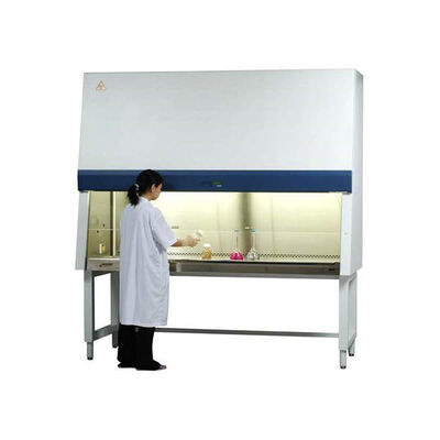 Stainless Steel Laminar Airflow Chamber Down Flow Velocity 0.35m/s Grey White Color supplier