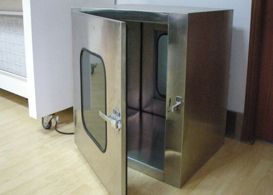 Electronic Interlock Pass Box Clean Room , Static Pass Box Anti Corrosion supplier