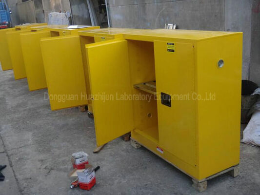 Fireproof Safety Storage Cabinets , Laboratory Storage Cabinets 150kg Loading supplier