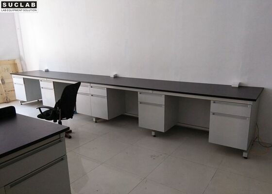Modular Structure Chemical Lab Furniture MDF / Fireproof Board Materials supplier