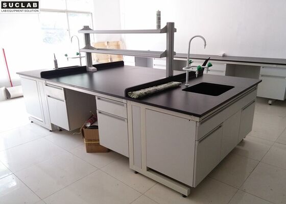 Modular Structure Chemical Lab Furniture MDF / Fireproof Board Materials supplier
