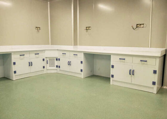 Chemical Resistant Lab Bench Furniture With PP Worktop And Cabinet For Laboratory supplier