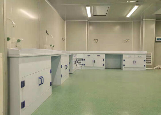 Chemical Lab Furniture Polypropylene Countertop With PP Drip Rack And Water Outlet supplier