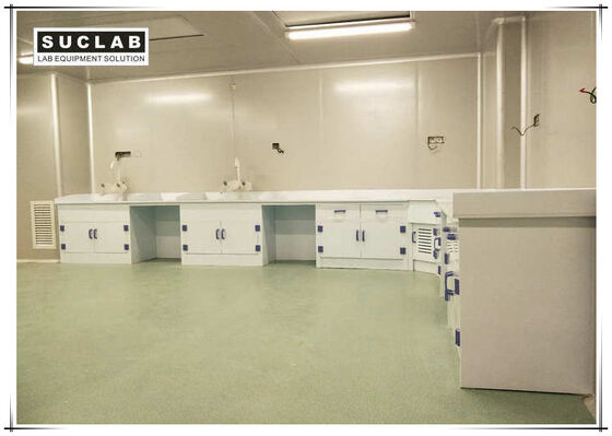 Acid And Alkali Resistant Chemical Lab Furniture PP Countertop With Base Cabinet supplier