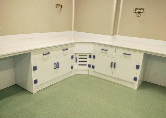 Epoxy Resin Countertop Chemistry Lab Furniture With PP Drawer And Base Cabinet supplier