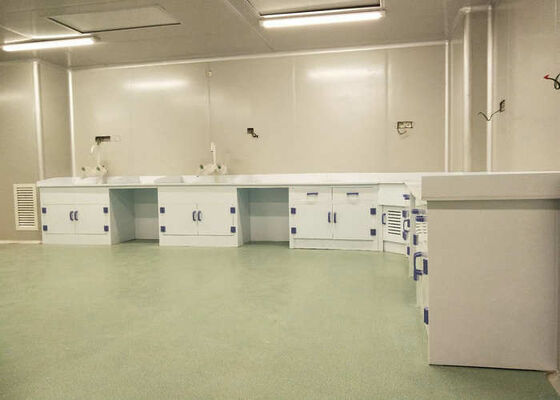 Acid And Alkali Resistant PP Laboratory Casework With Corner Cabinet supplier