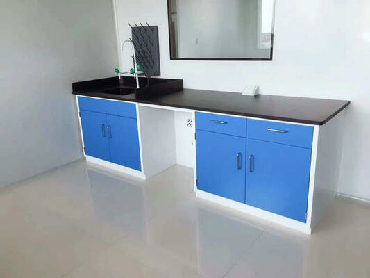Blue Colour Storage Cabinet Laboratory Workstation For Cleanroom Usage supplier