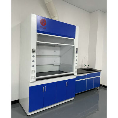 1.5m Length Galvanized Steel Lab Fume Hood Belong Ventilation Equipment In Laboratory Line supplier