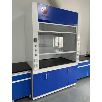 1.5m Length Galvanized Steel Lab Fume Hood Belong Ventilation Equipment In Laboratory Line supplier